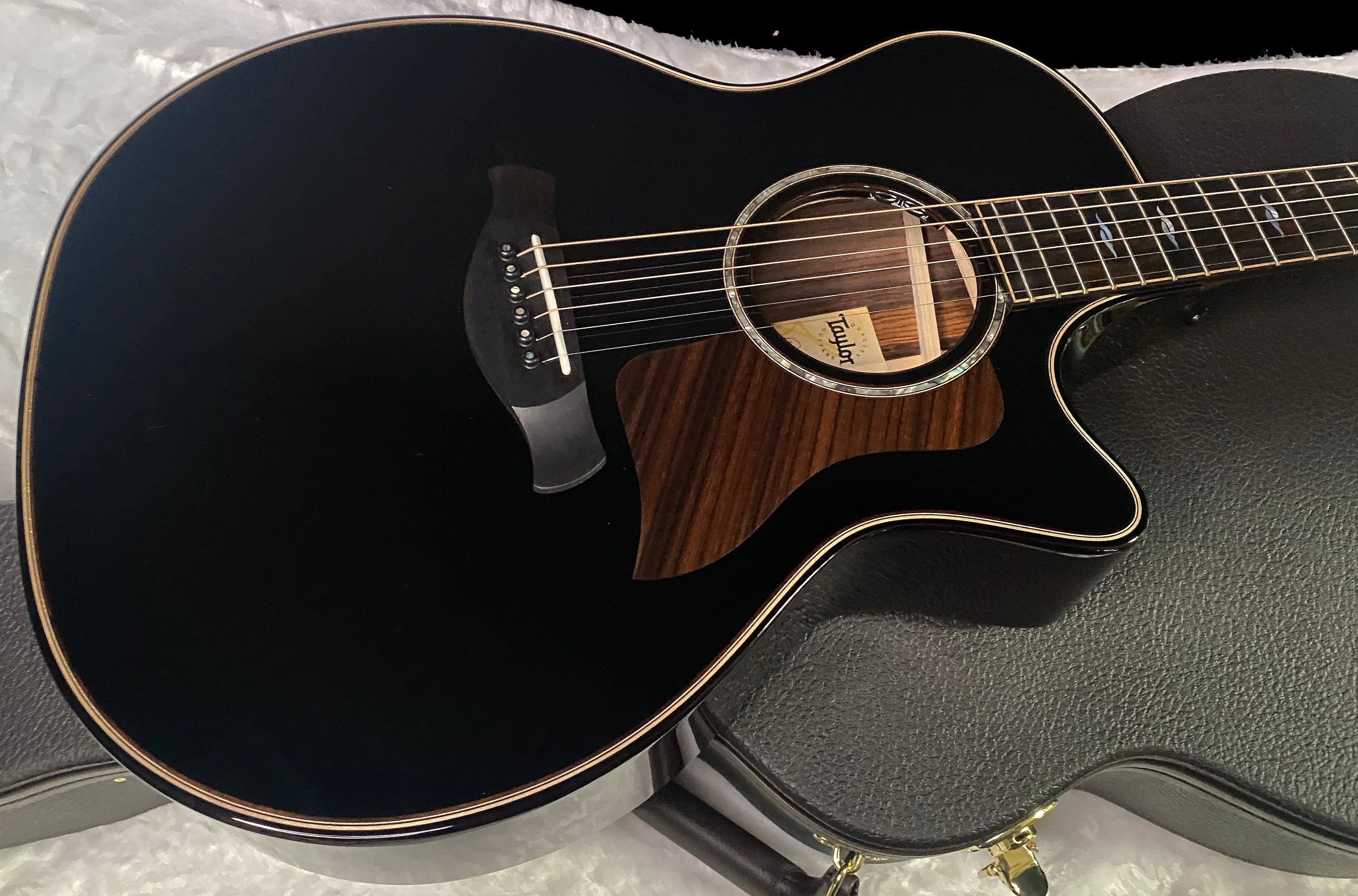 NEW! Taylor Next Generation Builder's Edition 814ce Adirondack Spruce/Rosewood Acoustic-Electric Guitar - Blacktop - 4.9lbs - Authorized Dealer - G07368