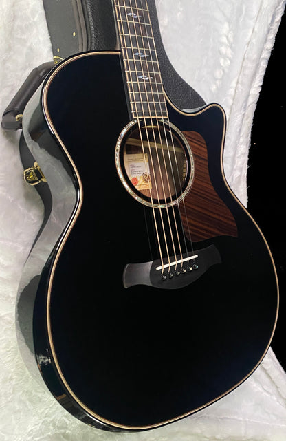 NEW! Taylor Next Generation Builder's Edition 814ce Adirondack Spruce/Rosewood Acoustic-Electric Guitar - Blacktop - 4.9lbs - Authorized Dealer - G07368