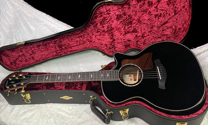 NEW! Taylor Next Generation Builder's Edition 814ce Adirondack Spruce/Rosewood Acoustic-Electric Guitar - Blacktop - 4.9lbs - Authorized Dealer - G07368