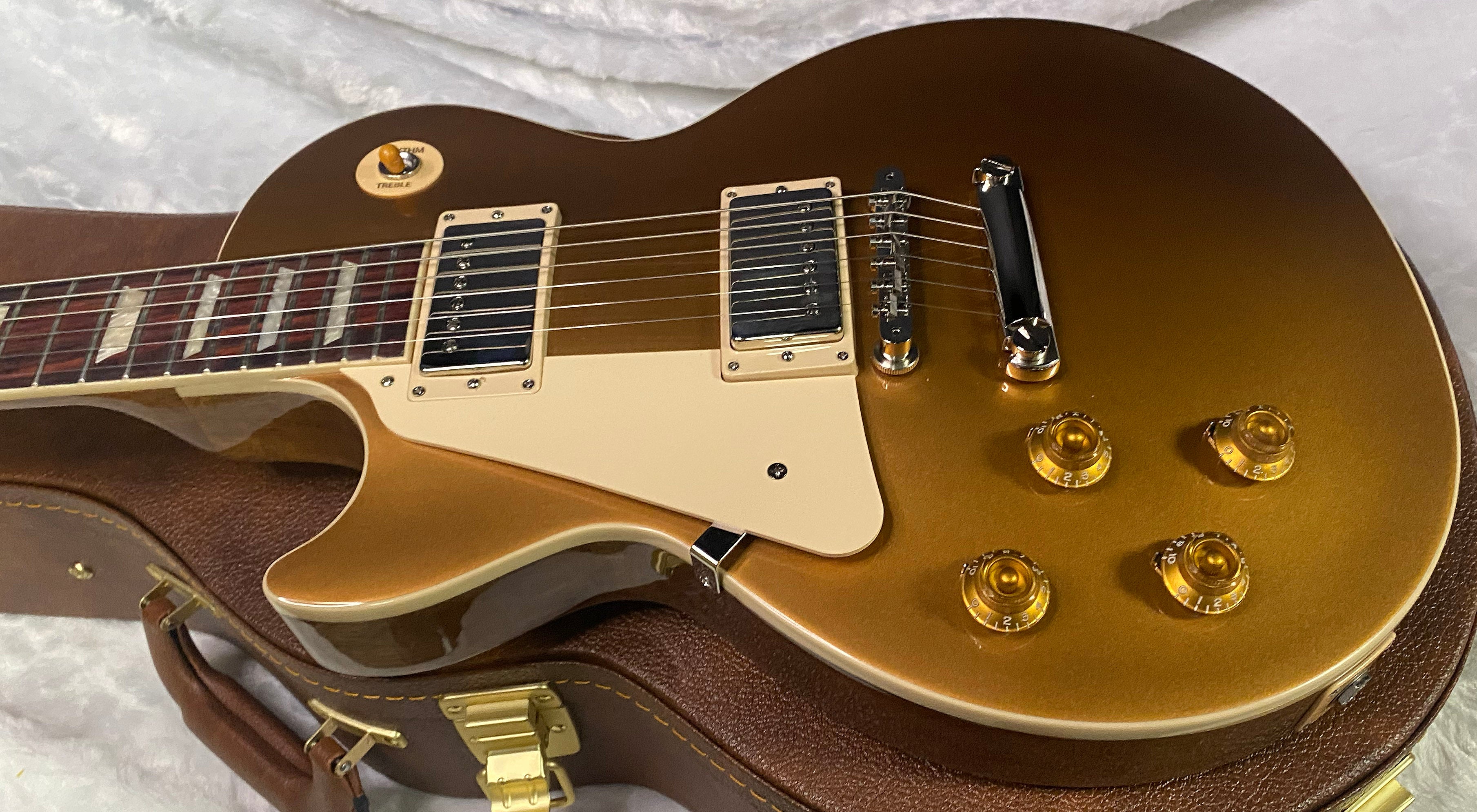 NEW ! Gibson Les Paul 50's Standard Gold Top - Left Handed - Authorized Dealer - Only 9.7lbs - G07272