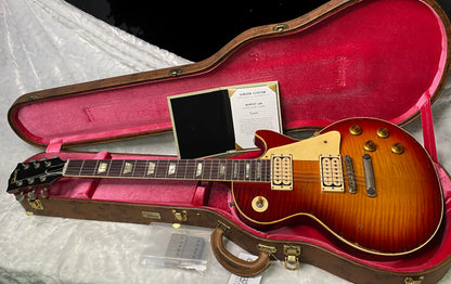 NEW! Gibson Custom 1959 Les Paul Standard Resissue - One Off - Ultra Heavy Aged - Murphy Lab - Factory Burst - Authorized Dealer - ONLY 8lbs!!!! - G07379