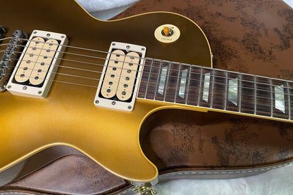 MINT! Gibson Custom Shop '57 Les Paul ALL OVER Double Gold Reissue - VOS - Uncovered Double White Pick-Ups - Authorized Dealer - Only 8.25 lbs - G07383