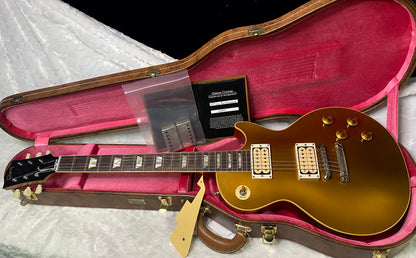 MINT! Gibson Custom Shop '57 Les Paul ALL OVER Double Gold Reissue - VOS - Uncovered Double White Pick-Ups - Authorized Dealer - Only 8.25 lbs - G07383