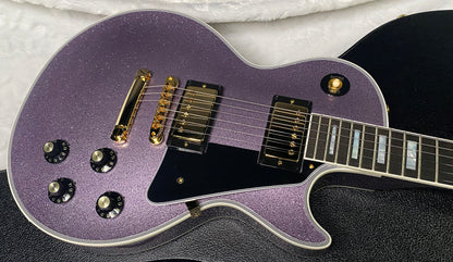 NEW! Gibson Custom Shop '68 Les Paul Custom Reissue - Custom Order - Gloss Lavender Sparkle Finish - Authorized Dealer - Only 7.55lbs - G07388