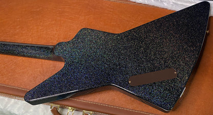 NEW! Gibson Custom 1958 Mahogany Explorer Reissue Electric Guitar - Rainbow Sparkle Gloss Finish - Authorized Dealer - 9.2lbs - G07387