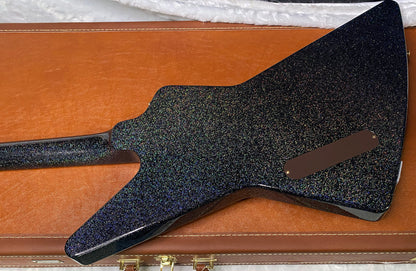 NEW! Gibson Custom 1958 Mahogany Explorer Reissue Electric Guitar - Rainbow Sparkle Gloss Finish - Authorized Dealer - 9.2lbs - G07387