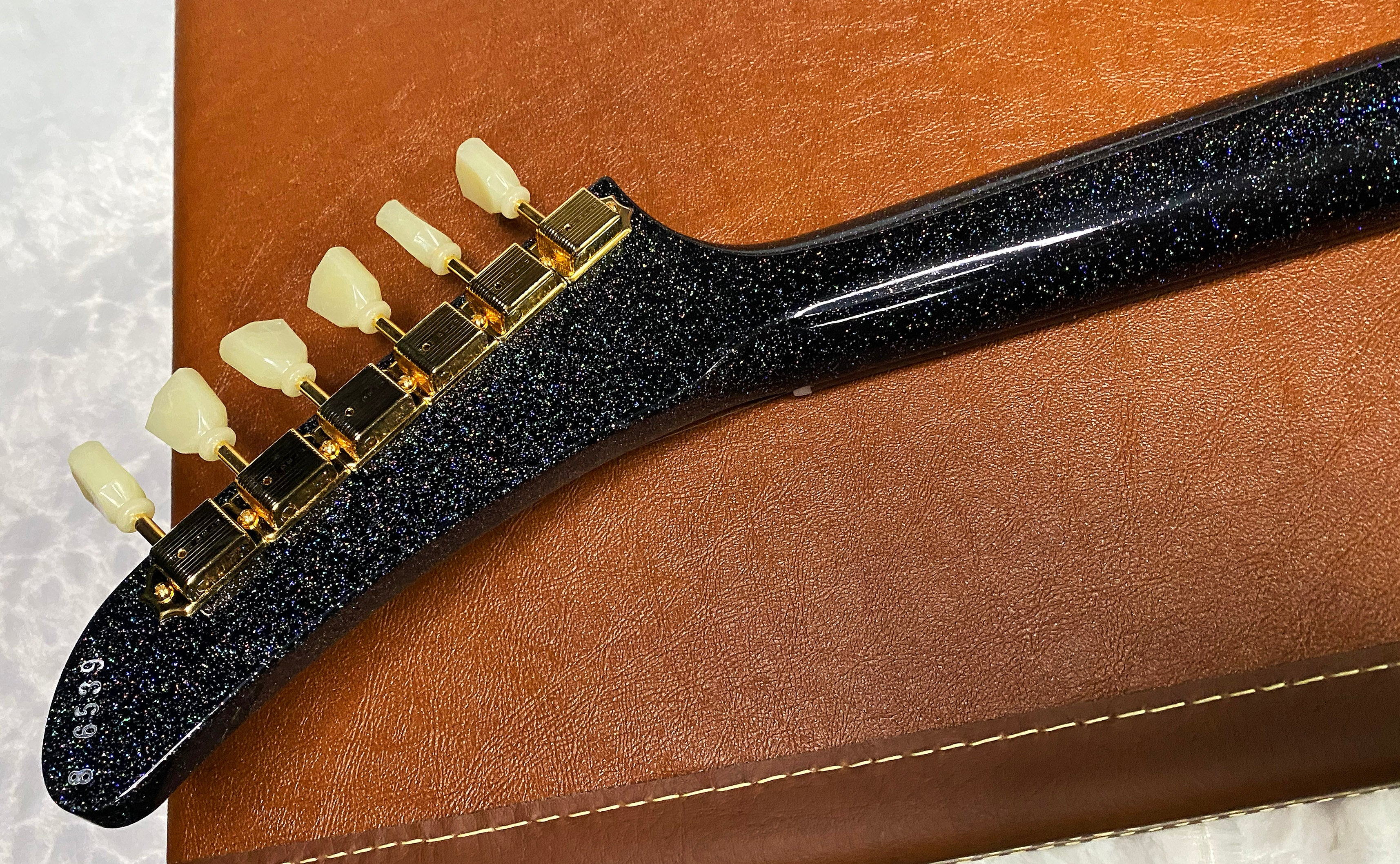 NEW! Gibson Custom 1958 Mahogany Explorer Reissue Electric Guitar - Rainbow Sparkle Gloss Finish - Authorized Dealer - 9.2lbs - G07387
