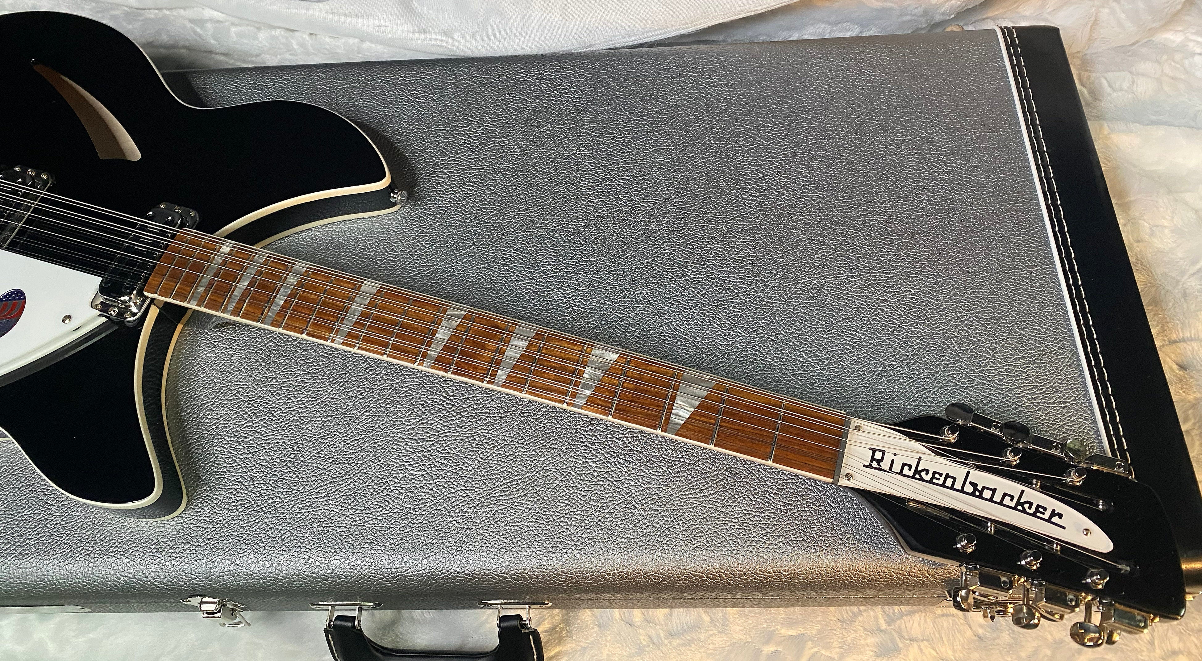 NEW! Rickenbacker 360/12C63 C Series 12-String Electric Guitar Jet Glo - Authorized Dealer - In-Stock! 7.75lbs - G05904