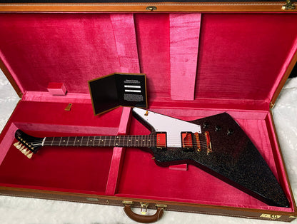 NEW! Gibson Custom 1958 Mahogany Explorer Reissue Electric Guitar - Rainbow Sparkle Gloss Finish - Authorized Dealer - 9.2lbs - G07387