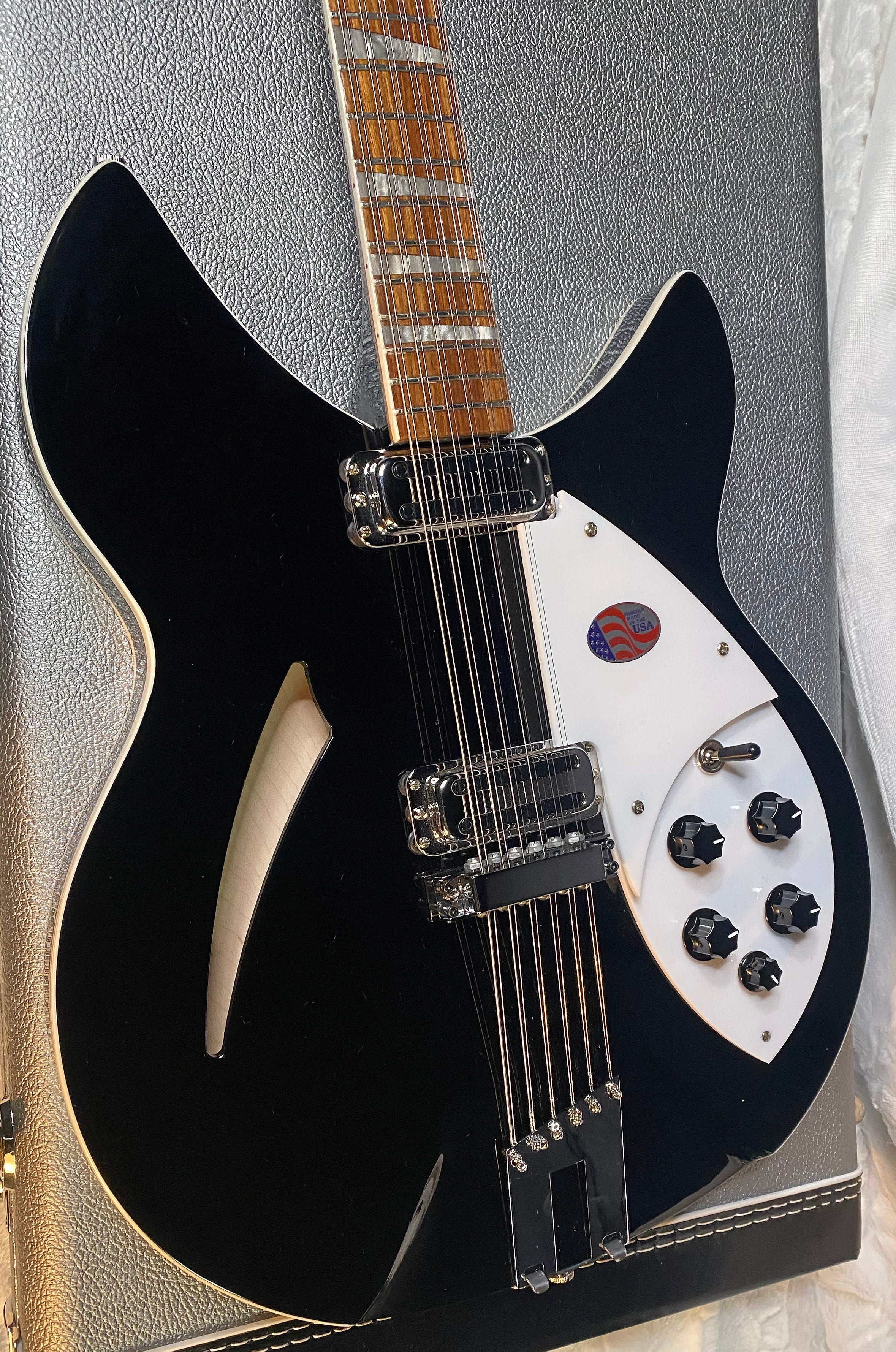 NEW! Rickenbacker 360/12C63 C Series 12-String Electric Guitar Jet Glo - Authorized Dealer - In-Stock! 7.75lbs - G05904