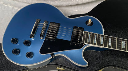 NEW! Gibson Les Paul Custom - Pelham Blue VOS - Dealer Select - Ebony Board - Authorized Dealer - Only 9.65 lbs - G07384