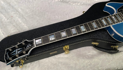 NEW! Gibson Les Paul Custom - Pelham Blue VOS - Dealer Select - Ebony Board - Authorized Dealer - Only 9.65 lbs - G07384