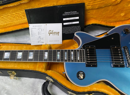 NEW! Gibson Les Paul Custom - Pelham Blue VOS - Dealer Select - Ebony Board - Authorized Dealer - Only 9.65 lbs - G07384