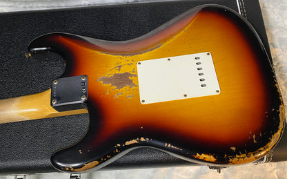 NEW! Fender Custom Shop Limited Edition '64 L-Series Stratocaster Heavy Relic Faded Aged 3-Tone Sunburst - Authorized Dealer - 7.75lbs - G05905