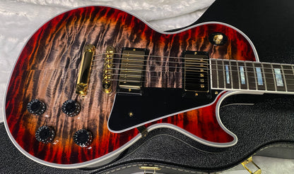NEW! Gibson Dealer Select Custom Shop Les Paul Custom Monster Quilt - Pearl Black Burst - Authorized Dealer - WOW! 10lbs - G07377