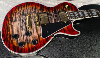 NEW! Gibson Dealer Select Custom Shop Les Paul Custom Monster Quilt - Pearl Black Burst - Authorized Dealer - WOW! 10lbs - G07377
