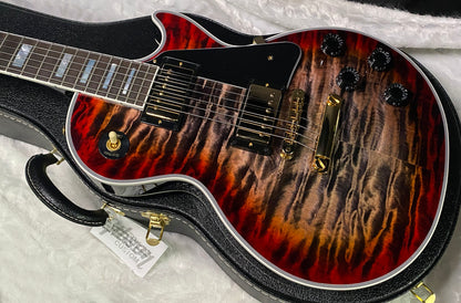 NEW! Gibson Dealer Select Custom Shop Les Paul Custom Monster Quilt - Pearl Black Burst - Authorized Dealer - WOW! 10lbs - G07377