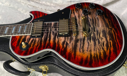 NEW! Gibson Dealer Select Custom Shop Les Paul Custom Monster Quilt - Pearl Black Burst - Authorized Dealer - WOW! 10lbs - G07377