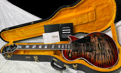 NEW! Gibson Dealer Select Custom Shop Les Paul Custom Monster Quilt - Pearl Black Burst - Authorized Dealer - WOW! 10lbs - G07377
