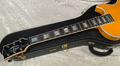 NEW! Gibson Custom Shop Les Paul Custom Axcess Made 2 Measure Grabber Orange - Only 7.5lbs - One Pick-Up - Authorized Dealer - G07390