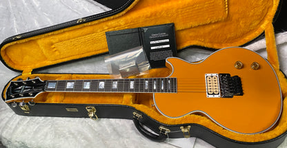 NEW! Gibson Custom Shop Les Paul Custom Axcess Made 2 Measure Grabber Orange - Only 7.5lbs - One Pick-Up - Authorized Dealer - G07390