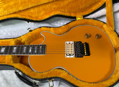 NEW! Gibson Custom Shop Les Paul Custom Axcess Made 2 Measure Grabber Orange - Only 7.5lbs - One Pick-Up - Authorized Dealer - G07390