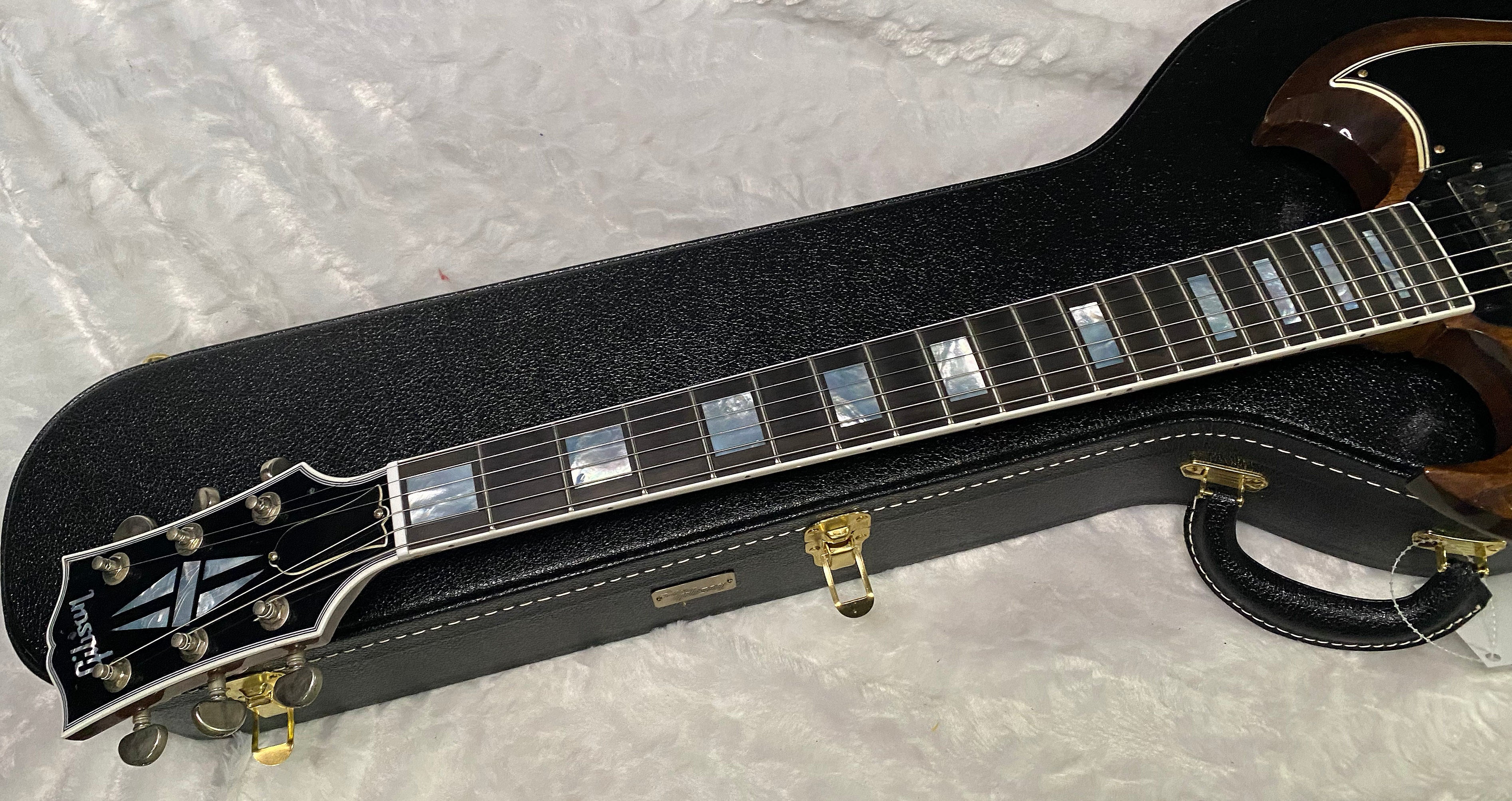 NEW! Gibson CS Custom Shop SG Custom Figured KOA - Murphy Lab Heavy Aging - Authorized Dealer - 7.5 lbs - G07385