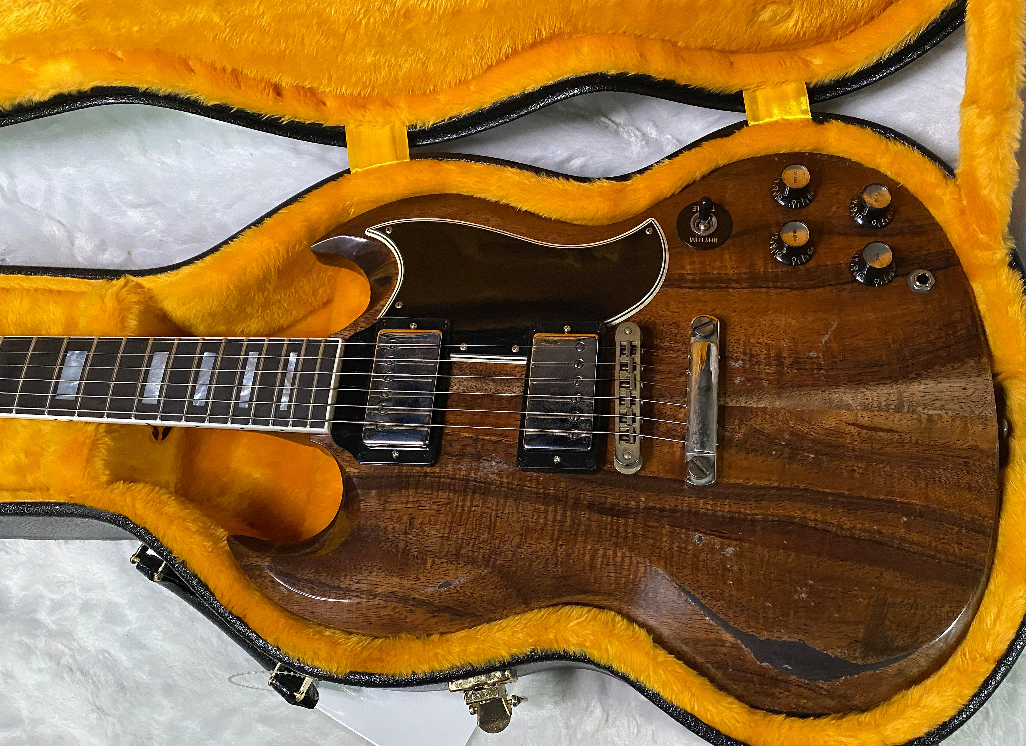 NEW! Gibson CS Custom Shop SG Custom Figured KOA - Murphy Lab Heavy Aging - Authorized Dealer - 7.5 lbs - G07385