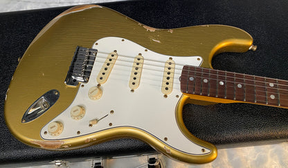 NEW! Fender Custom Shop 2025 NAMM Limited Edition Stratocaster PRO Relic - HLE Gold - Authorized Dealer - 7.6lbs - G05912
