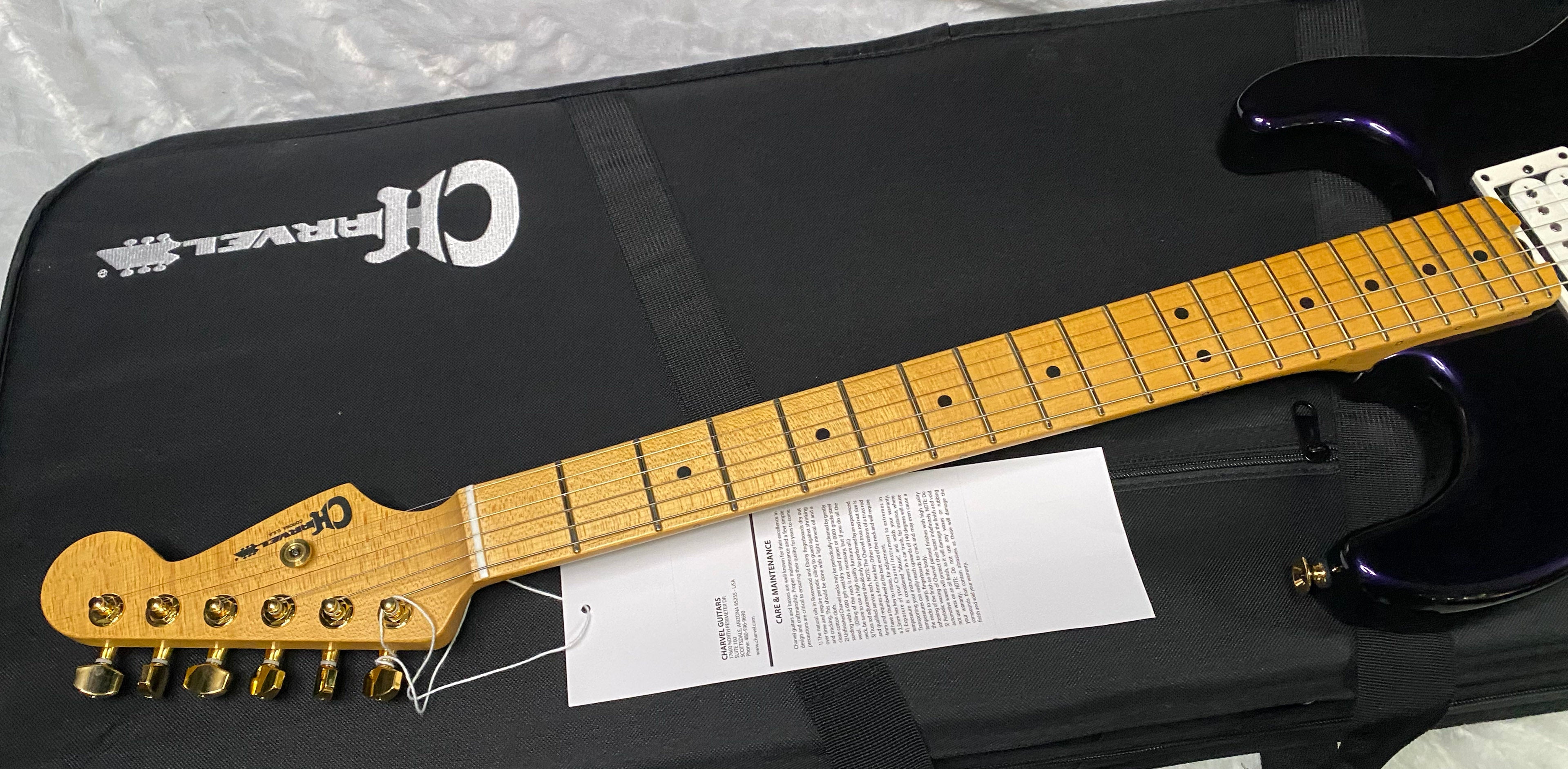 NEW! Charvel American Neo-Classic San Dimas SD1 HH HT - Hard Tail - Seymour Duncan Pick-UPs - Velvet Midnight - Authorized Dealer - 7.5 lbs - G07361