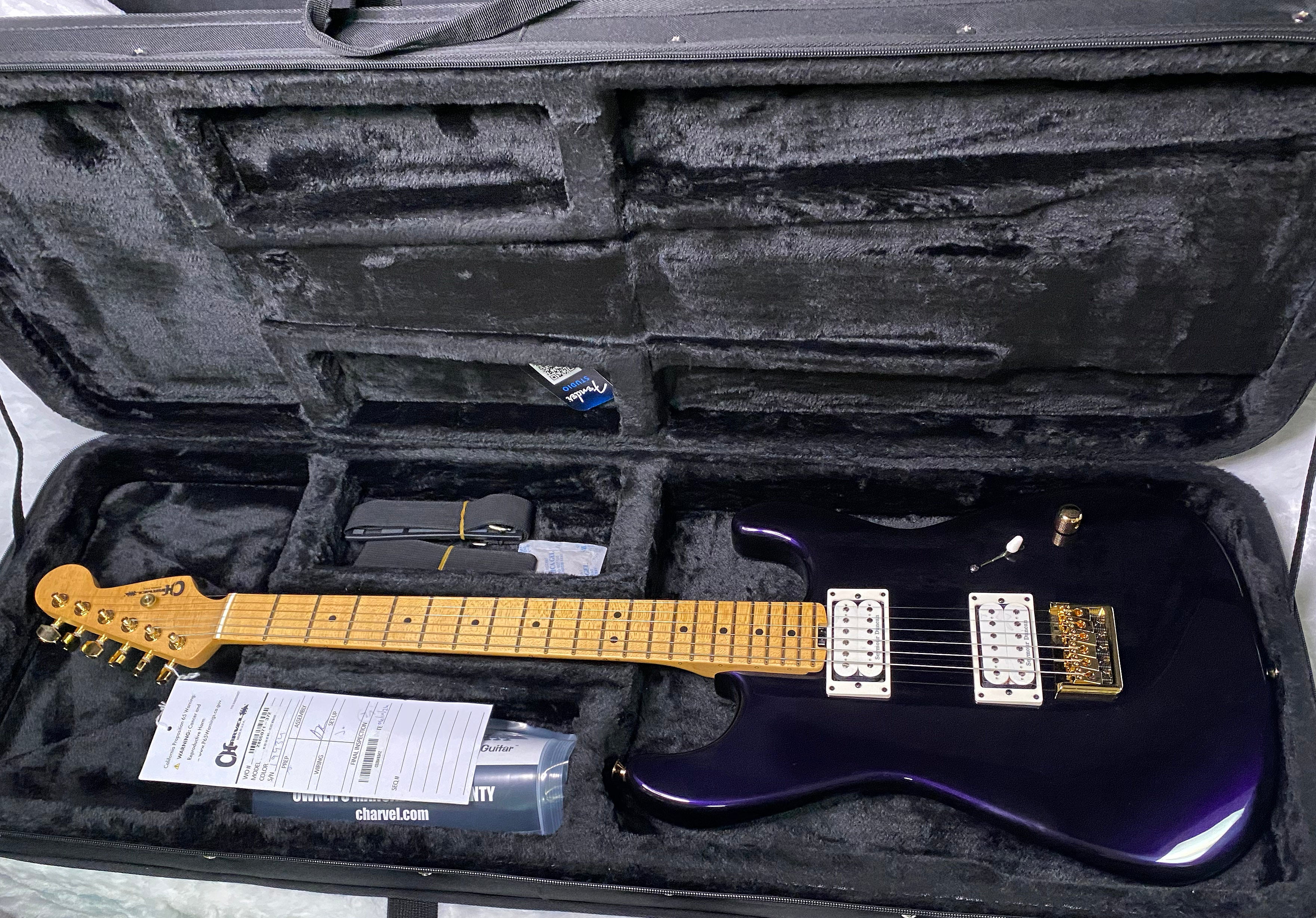 NEW! Charvel American Neo-Classic San Dimas SD1 HH HT - Hard Tail - Seymour Duncan Pick-UPs - Velvet Midnight - Authorized Dealer - 7.5 lbs - G07361