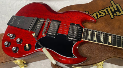 NEW! Gibson SG Standard '61 Maestro Vibrola Vintage Cherry - 7.1 lbs - Authorized Dealer! G07394