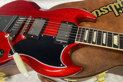 NEW! Gibson SG Standard '61 Maestro Vibrola Vintage Cherry - 7.1 lbs - Authorized Dealer! G07394