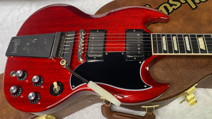 NEW! Gibson SG Standard '61 Maestro Vibrola Vintage Cherry - 7.1 lbs - Authorized Dealer! G07394