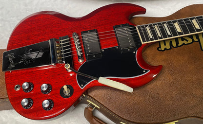 NEW! Gibson SG Standard '61 Maestro Vibrola Vintage Cherry - 7.1 lbs - Authorized Dealer! G07394