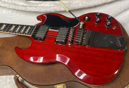 NEW! Gibson SG Standard '61 Maestro Vibrola Vintage Cherry - 7.1 lbs - Authorized Dealer! G07394