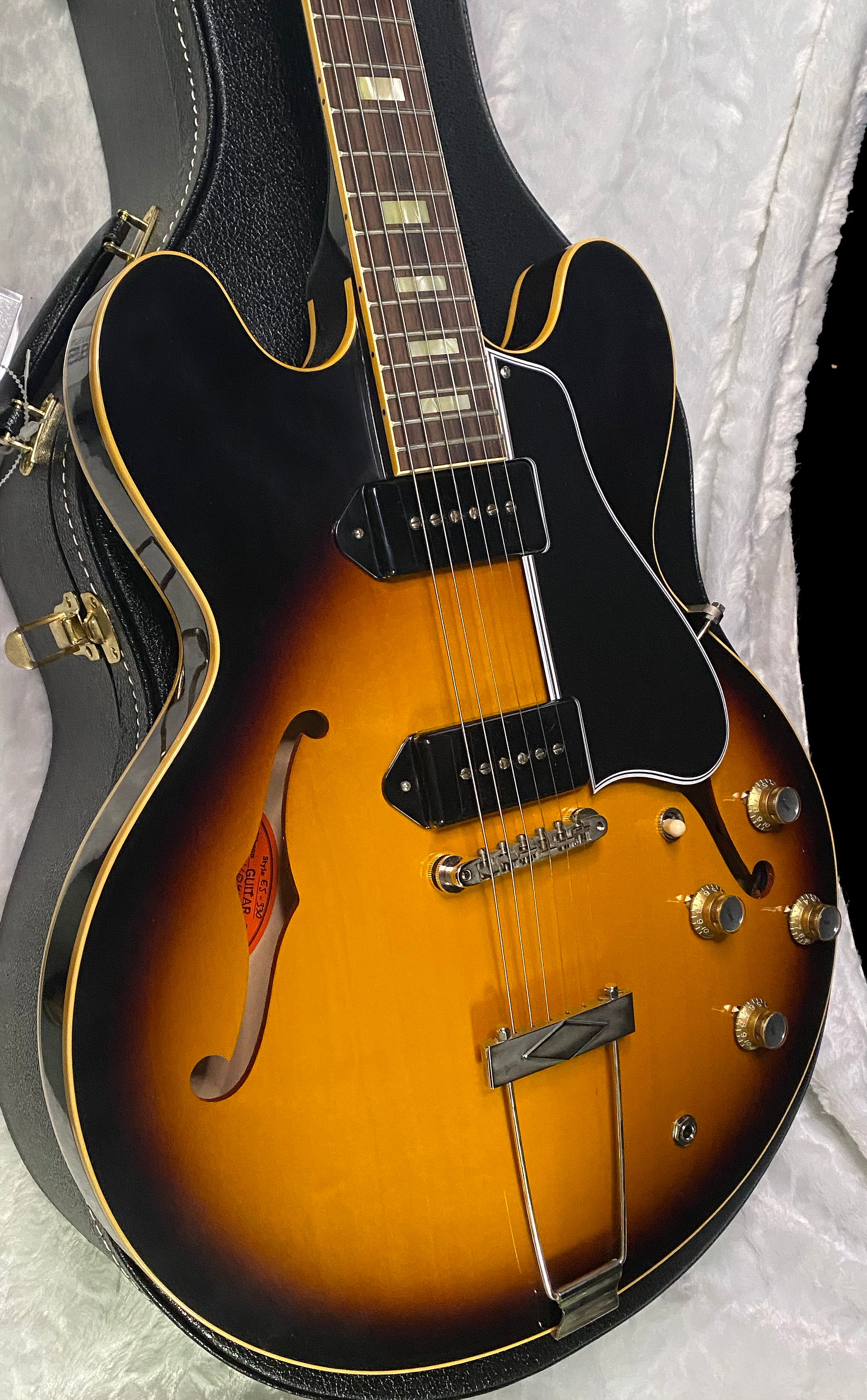 NEW! Gibson Custom Shop 1962 ES-330 TD Reissue Electric Guitar - Vintage Burst VOS - Authorized Dealer - Only 6.1lbs - In-Stock! G07236