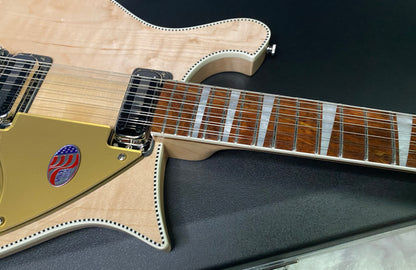NEW! Rickenbacker 660/12 Maple Glo MG 7.55 lbs - Authorized Dealer - In Stock Ready to Ship- G07395