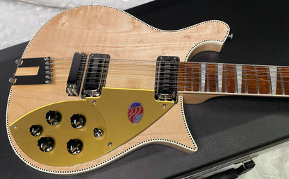 NEW! Rickenbacker 660/12 Maple Glo MG 7.55 lbs - Authorized Dealer - In Stock Ready to Ship- G07395