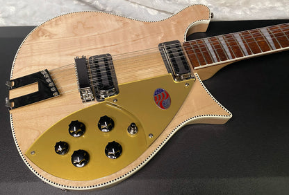 NEW! Rickenbacker 660/12 Maple Glo MG 7.55 lbs - Authorized Dealer - In Stock Ready to Ship- G07395