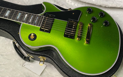 NEW! Gibson Made 2 Measure Custom Shop Les Paul M2M Gekko Green Sparkle - Custombucker Pick-Ups - Only 8.6lbs - Authorized Dealer - G07382