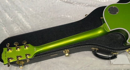 NEW! Gibson Made 2 Measure Custom Shop Les Paul M2M Gekko Green Sparkle - Custombucker Pick-Ups - Only 8.6lbs - Authorized Dealer - G07382