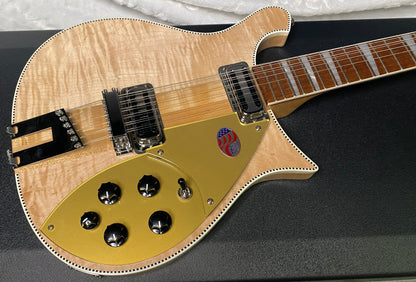 NEW! Rickenbacker 660/12 Maple Glo MG - Only 7.7 lbs - Authorized Dealer - G07398