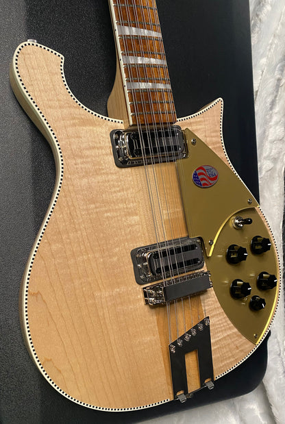 NEW! Rickenbacker 660/12 Maple Glo MG - Only 7.35 lbs - Authorized Dealer - G07401