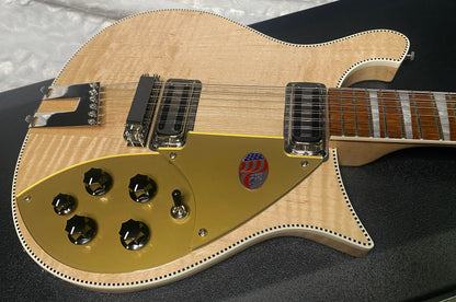 NEW! Rickenbacker 660/12 Maple Glo MG - Only 7.2 lbs - Authorized Dealer - G07400
