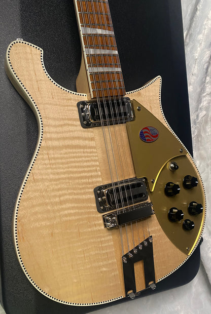 NEW! Rickenbacker 660/12 Maple Glo MG - Only 7.2 lbs - Authorized Dealer - G07400