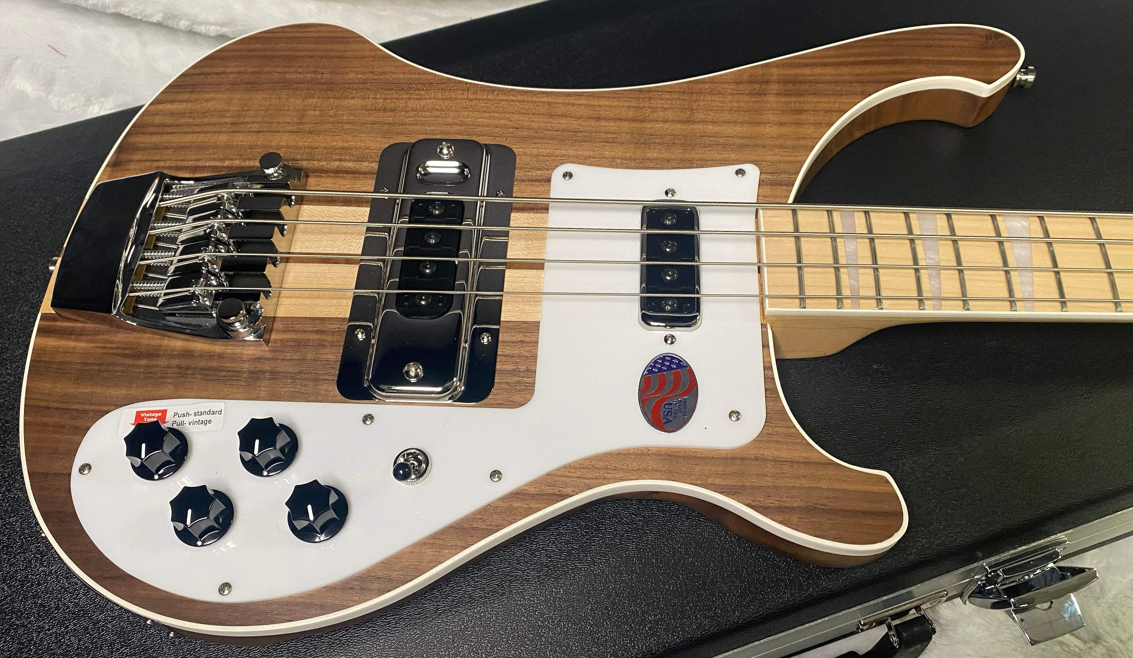 NEW! Rickenbacker 4003 W Walnut - 4-String Bass - Authorized Dealer - 8.8lbs - G06774