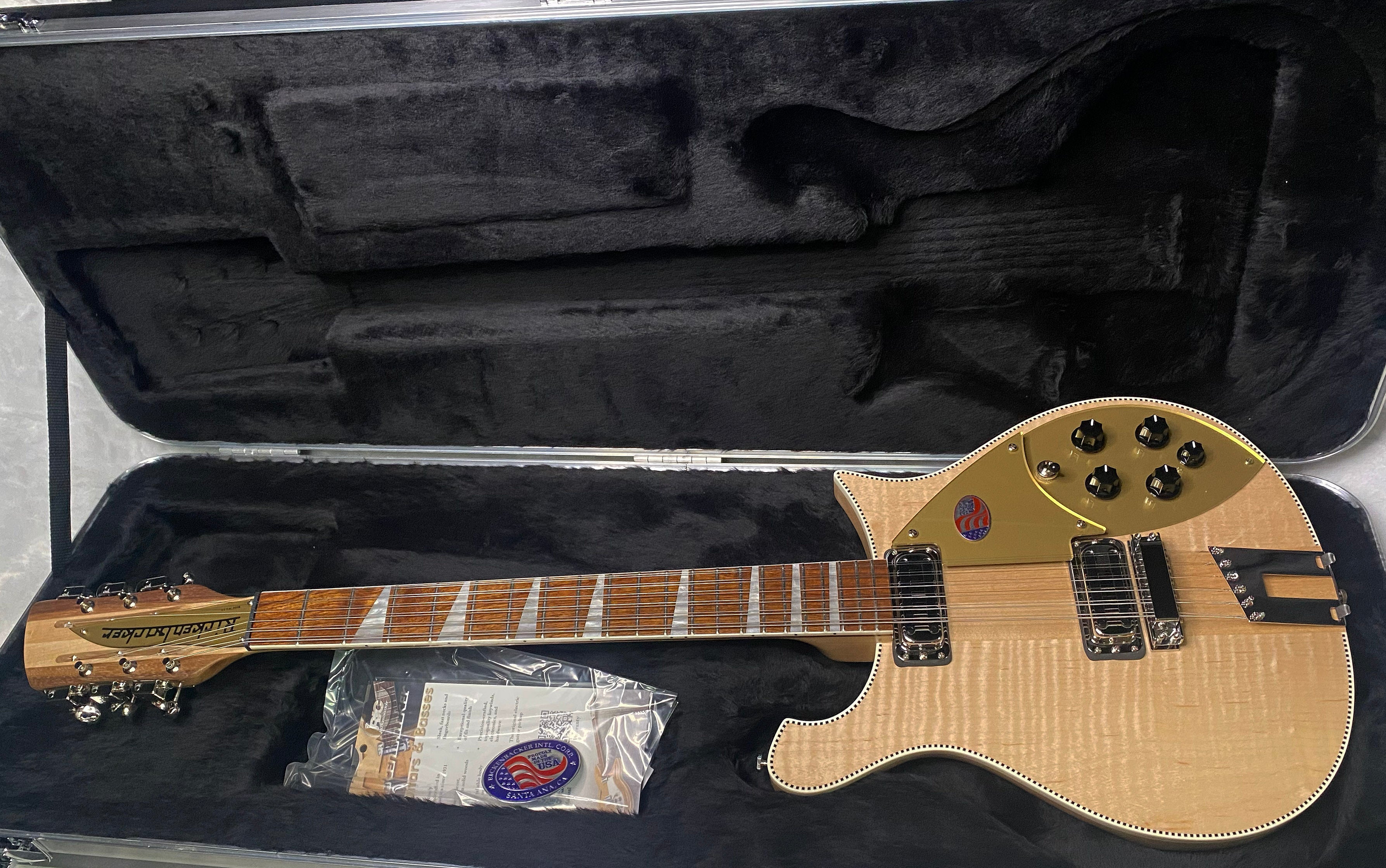 NEW! Rickenbacker 660/12 Maple Glo MG - Only 7.2 lbs - Authorized Dealer - G07400