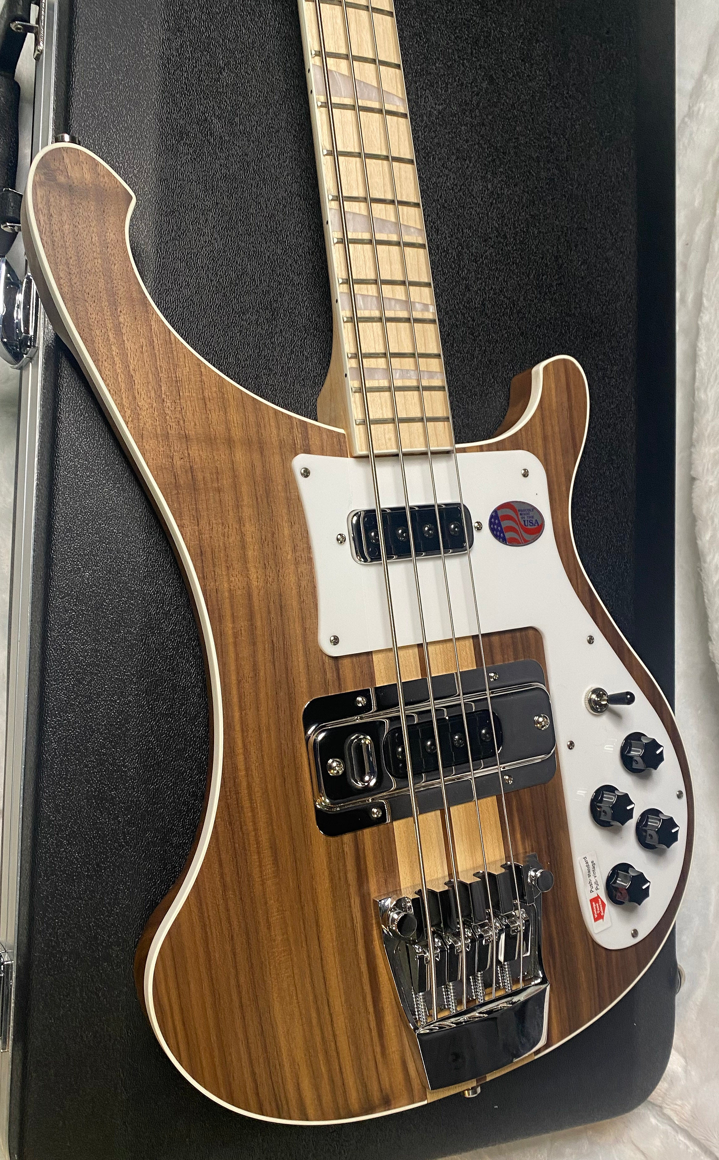 NEW! Rickenbacker 4003 W Walnut - 4-String Bass - Authorized Dealer - 8.8lbs - G06774