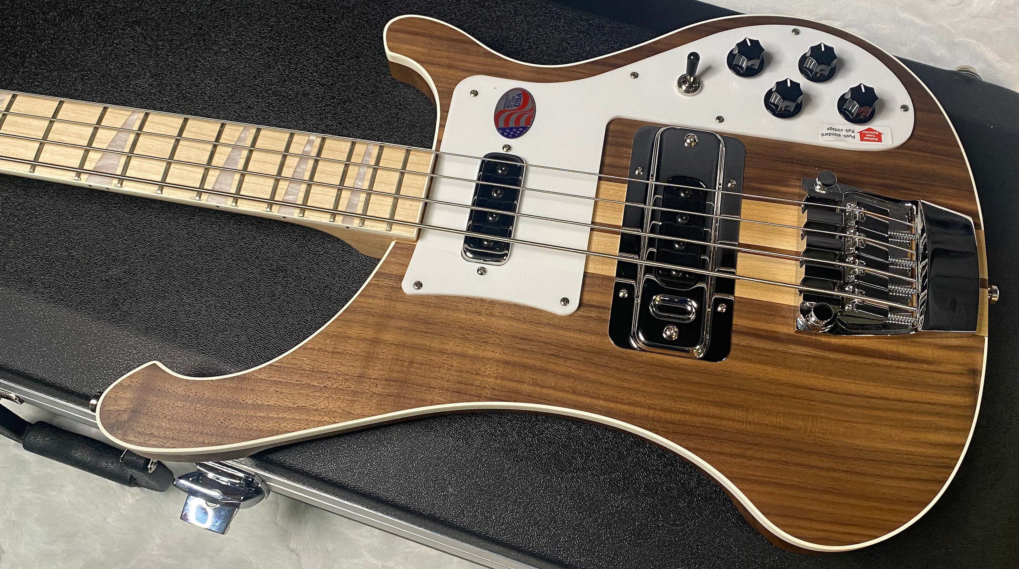 NEW! Rickenbacker 4003 W Walnut - 4-String Bass - Authorized Dealer - 8.8lbs - G06774